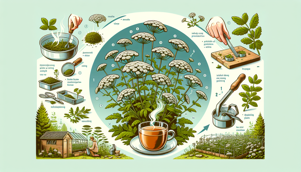 Anbau im heimischen Garten - Schafgarbentee - Wissen - Zubereitung & Anbau