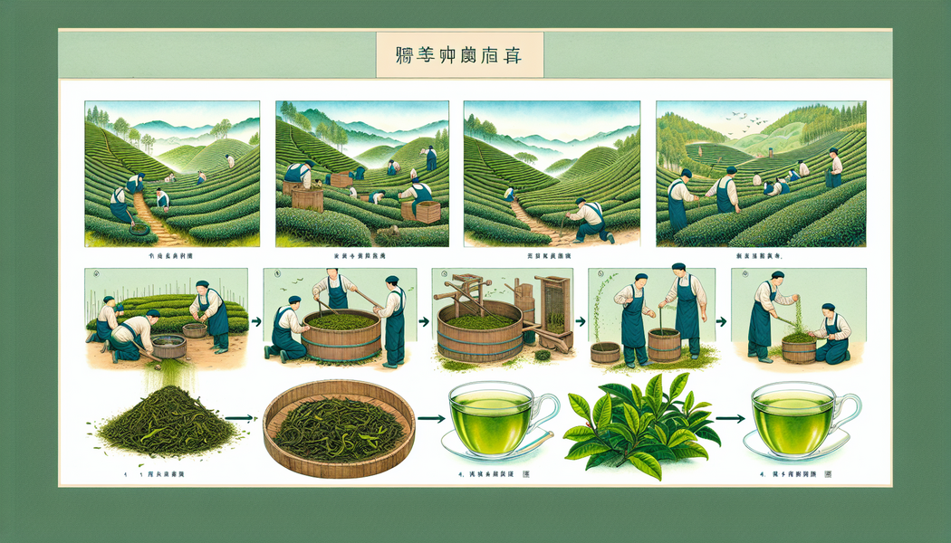 Pflück- und Ernteverfahren - Longjing (Drachenbrunnentee) - Wissen - Zubereitung & Anbau