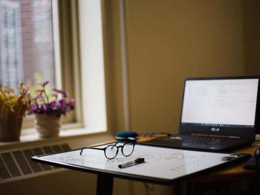 study, school, college, nyc, nature, apartment, glasses, plants, laptop