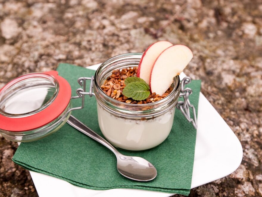 glass jar, yogurt, dessert, apple, spoon, food, healthy, muesli, breakfast, healthy food, healthy breakfast, breakfast food, yogurt, yogurt, yogurt, yogurt, yogurt, apple, food, breakfast, breakfast, healthy food, healthy food