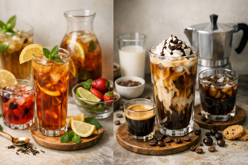 Die Kunst der Erfrischung: Eiskalte Tee- und Kaffeespezialitäten im Vergleich