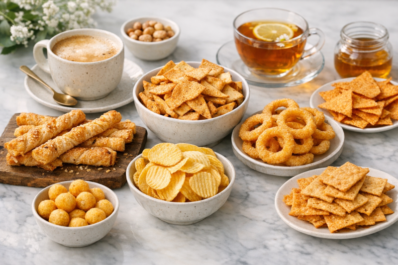 Die perfekte Begleitung: Knusprige Snacks zu Kaffee und Tee